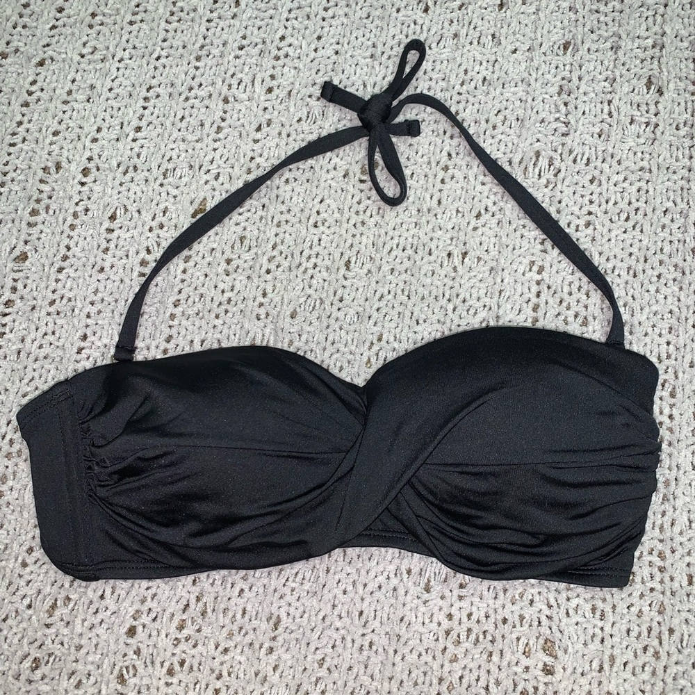 Very cute small black baithing suit top